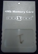 4Mb Memory Card Draxter Nintendo Gamecube GC NGC (H.3.1)