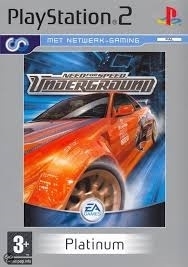 Need for Speed Underground Platinum - Sony Playstation 2 - PS2  (I.2.2)