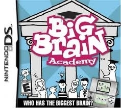 Big Brain academy Nintendo ds / ds lite / dsi / dsi xl / 3ds / 3ds xl / 2ds