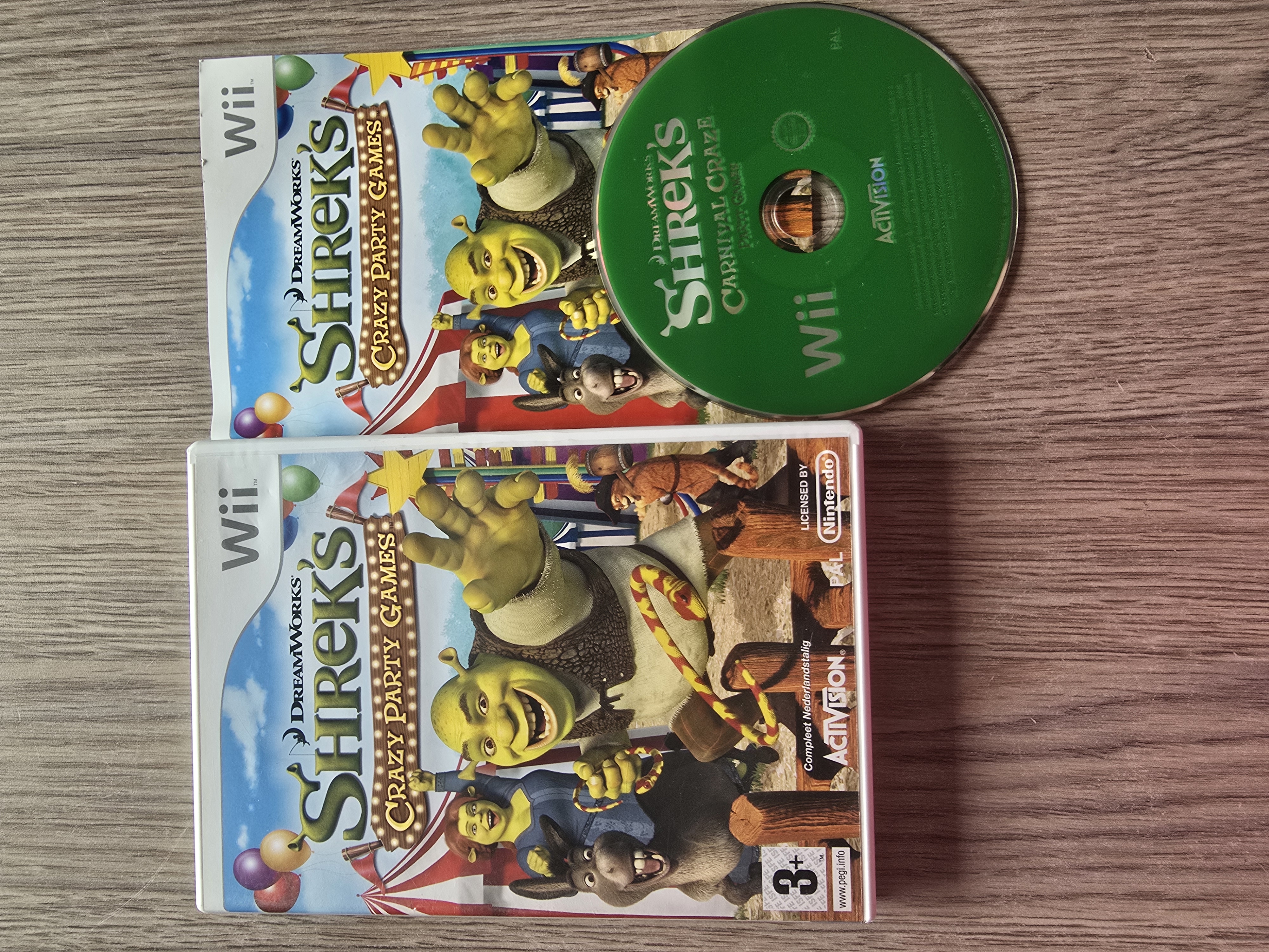 Shreks's Crazy Party Games Nintendo Wii  (G.2.2)