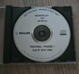 Wordplay 1.01 30-06-94 Testing - Phase 1 - CD-I Philips (N.2.1)