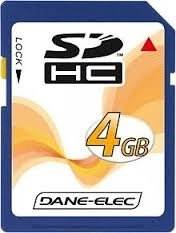 Dane-Elec SD 4GB class 4 (H1.1)