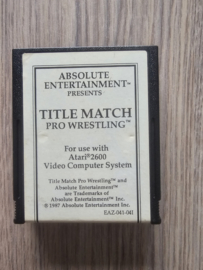Title Match Pro Wrestling - Atari 2600  (L.2.5)