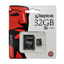 Kingston 32gb microsd class 10 incl adapter