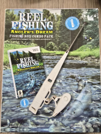 Reel Fishing Angler's Dream Fishing Rod Combo Pack Nintendo Wii  (G.2.2)