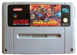 Total Carnage - Super Nintendo / SNES / Super Nes spel (D.2.5)