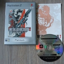 Metal Gear Solid 2 - Sons of Liberty Platinum - Sony Playstation 2 - PS2  (I.2.2)