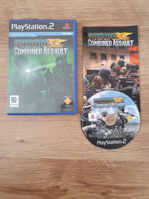 Socom U S Navy Seals Combined Assault Sony Playstation 2 Ps2 I 2 3 Playstation 2 Games Flashkaartshop Retro Games Gameboy Nes Snes N64 Reparatie Pc Laptop