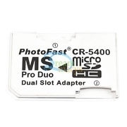 MEMORY CARD DUAL SLOT ADAPTER MICRO SD TF to MS PRO DUO psp (T1.1)