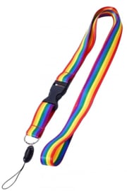 Keykoord Regenboog | Pride rainbow keycord