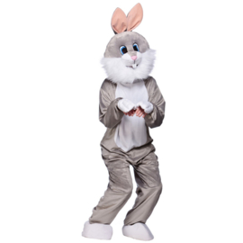 Paashaas kostuum mascotte gijs | bunny promo outfit