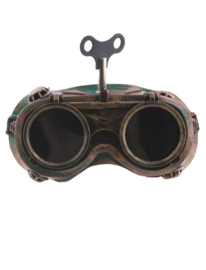 Steampunk bril  | Aviator bril stoomtijdperk