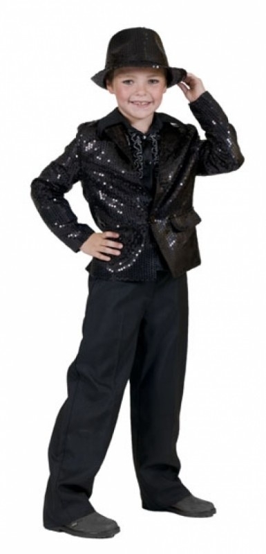 geïrriteerd raken Twisted Sluipmoordenaar Disco jasje glitter zwart | Kostuums jongens | Partykleding - goedkope  feestkleding - carnavalskleding - themakleding