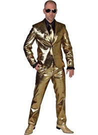 Disco suit deluxe gold