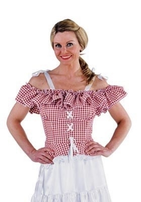 Carmen Bloes rood-wit Carmen Bloes rood-wit