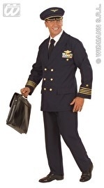 Deluxe boeing piloten kostuum