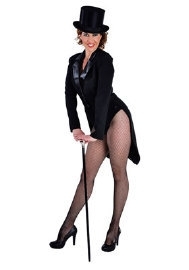 Cabaret slipjas zwart Cabaret slipjas zwart