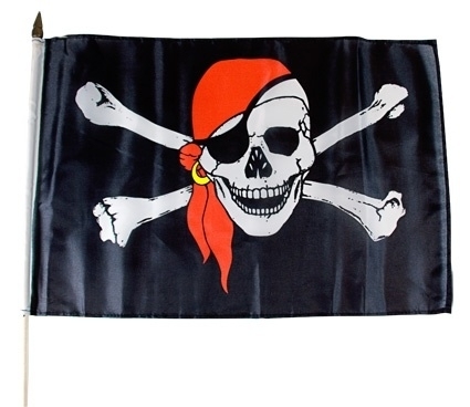 Stoffen vlag Piraat Stoffen vlag Piraat