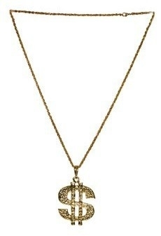 Ketting dollar teken Ketting dollar teken