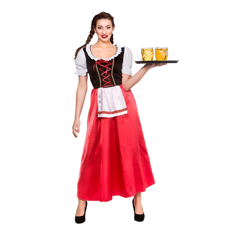 Tiroler lange jurk Rosa Tiroler lange jurk Rosa