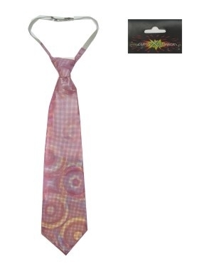 Stropdas hologram roze Stropdas hologram roze