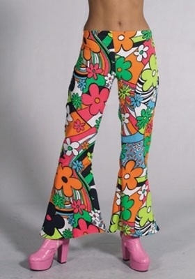 Hippie broek flower Hippie broek flower