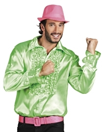 Disco blouse Toppers lime groen Disco blouse Toppers lime groen