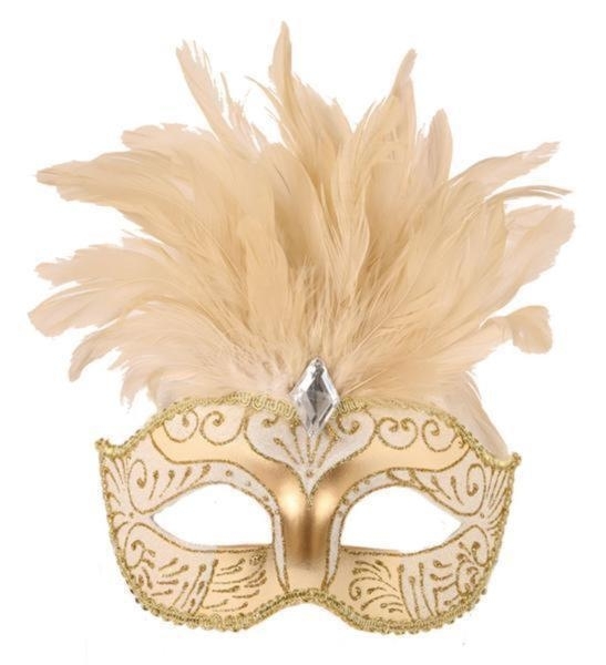 Venetiaans masker wit | Maskers | Partykleding goedkope feestkleding carnavalskleding - themakleding