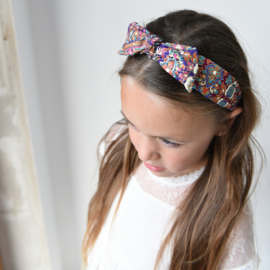 Diadeem print STRIK roze (kind/dames)