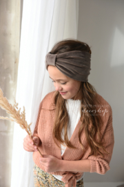 Hoofdband Velvet zwart
