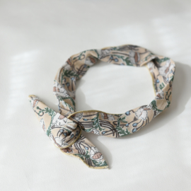 Haarband ijzerdraad print pastel