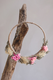 Droogbloemen haarband handmade nr.8