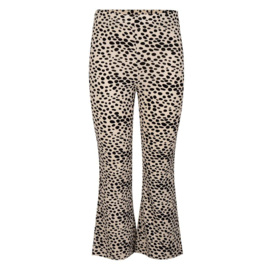 Ambika flared legging leopard wit