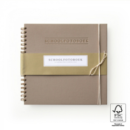 House of products schoolfotoboek taupe