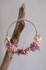 Droogbloemen haarband handmade nr.7