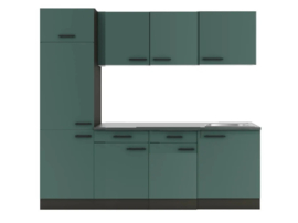 Kleine keuken Verona 220x57x82cm 2 lade