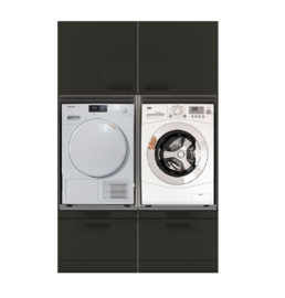 Dubbele wasmachine kast