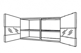 Bovenkast Imola 100x57,6 glas