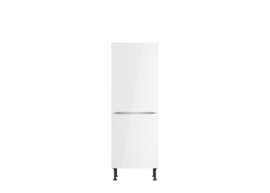 Lage koelkast kast 60 x 173,4 x 58,4 cm Arvid wit hoogglans