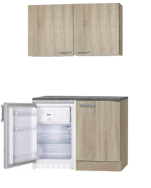 MONZA kleine keuken met koelkast 100x60 cm