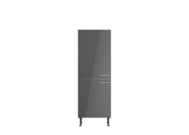Lage koelkast kast 60 x 173,4 x 58,4 cm Antraciet Hoogglans Jonte
