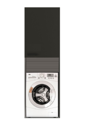 63,2 cm wasmachine / droger kast MUKI antraciet