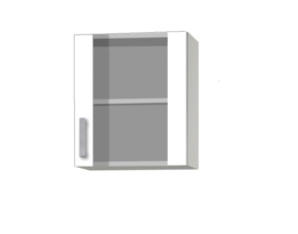 Bijkeuken bovenkast SALO Glas 50x57,6cm