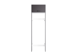 Wasmachine en droger kast 63,2 x210cm MUKI antraciet