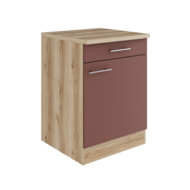 Onderkast 1x lade 1x legplank Bari 60x57x82cm
