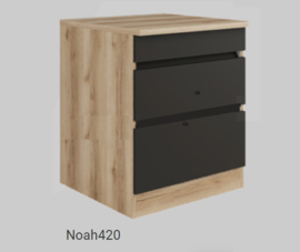 OPTIKlar Lade onderkast Noah 60x57x85 cm Greeploos