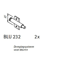 Bovenkast Neapel 100x57,6 glas deuren