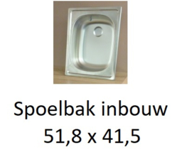 Apothekerskast met spoelkast en rvs spoelbak 130x60 cm