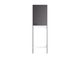 63,2 cm wasmachine / droger kast MUKI antraciet