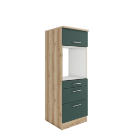 Hogekast 3x lade inbouw oven Savonna 60x57x206,8cm